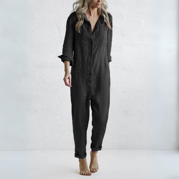 Stilla | Stilfuld Langærmet Jumpsuit til Kvinder