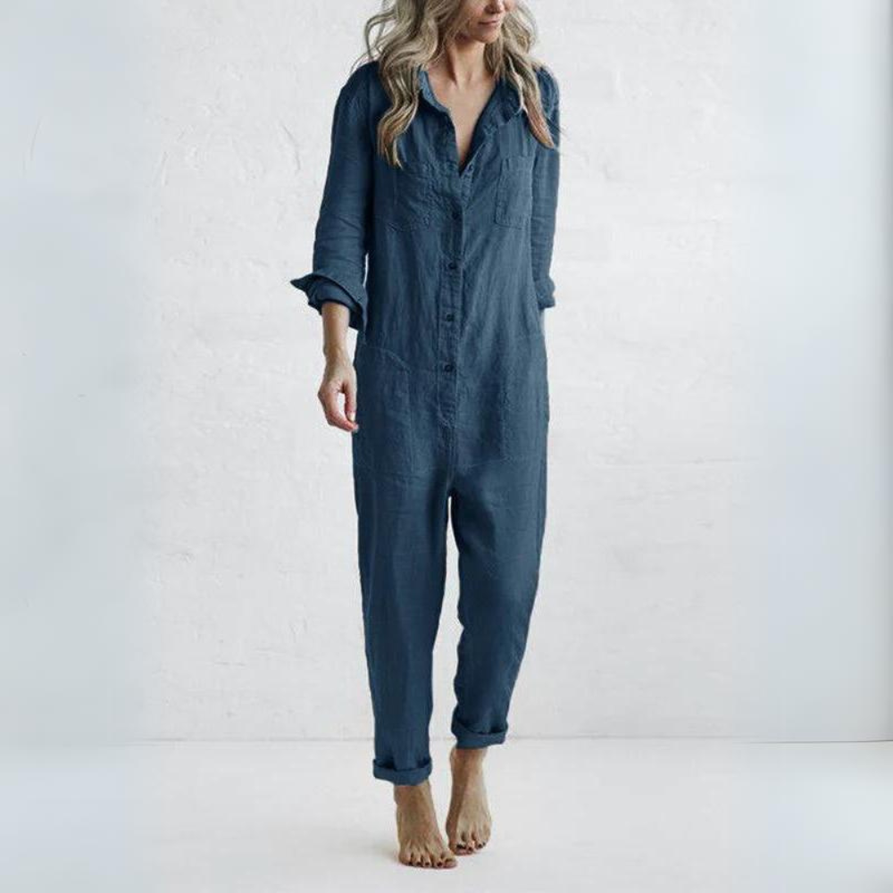 Stilla | Stilfuld Langærmet Jumpsuit til Kvinder