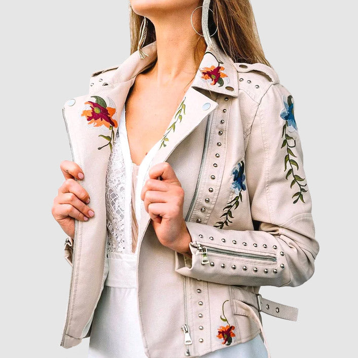 Stilla | Tassou Forårs Floral-Jakke