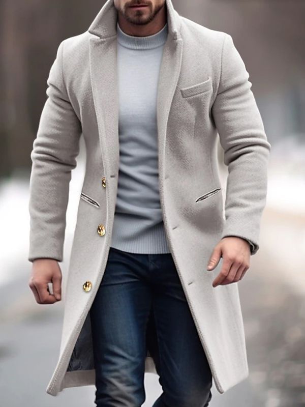 Stilla | Moderne herrefrakke med knapper