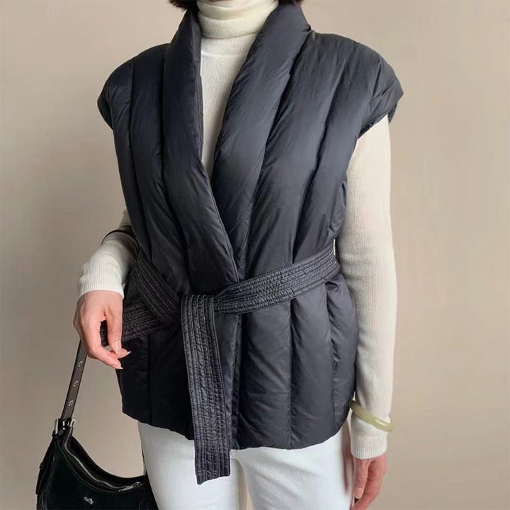 Stilla | Wrap Puffer Bælteveste