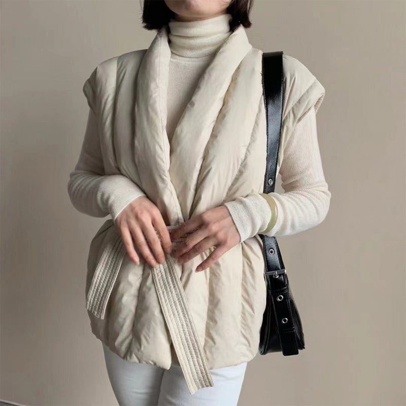Stilla | Wrap Puffer Bælteveste