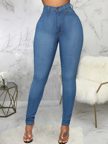 Stilla | Casual Elastiske Højtaljede Jeans