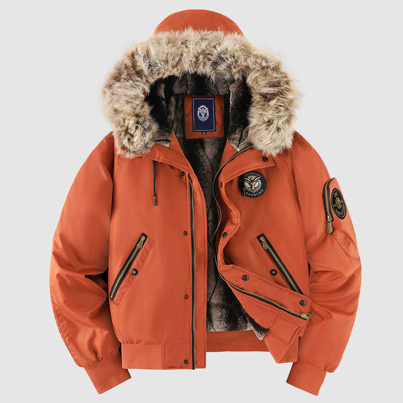 Stilla | Bomber-Stil Vinterjakke med Inderfor