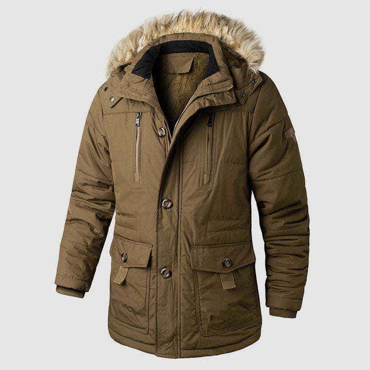 Stilla | Outdoor Parka med Aftagelig Hætte og Indvendigt Fleece-Futter