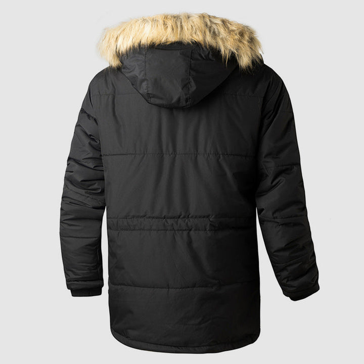 Stilla | Outdoor Parka med Aftagelig Hætte og Indvendigt Fleece-Futter