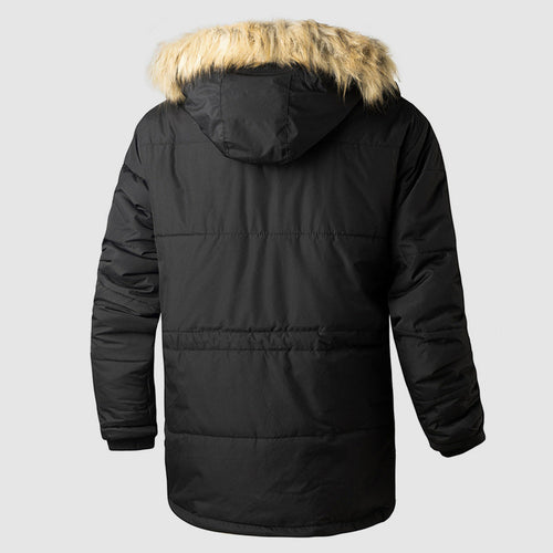 Stilla | Outdoor Parka med Aftagelig Hætte og Indvendigt Fleece-Futter