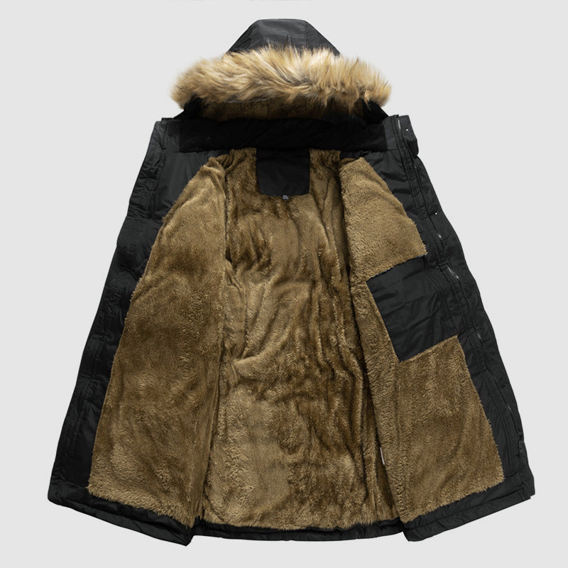Stilla | Outdoor Parka med Aftagelig Hætte og Indvendigt Fleece-Futter