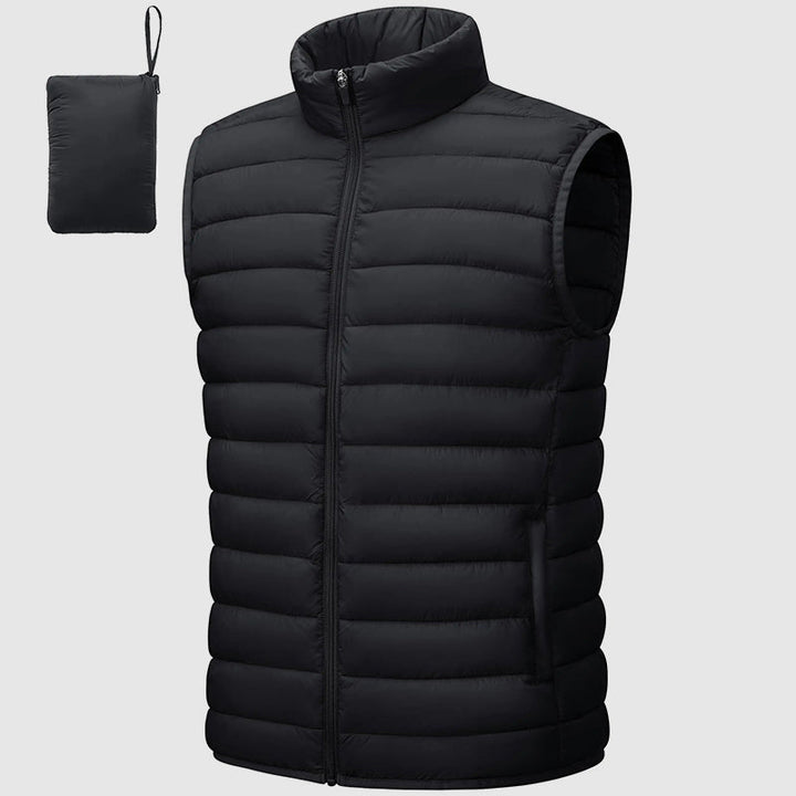 Stilla | Puffer-Vandafvisende Vest med Pakbart Design