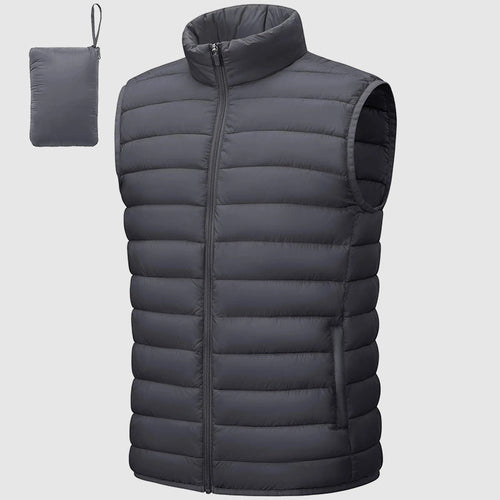 Stilla | Puffer-Vandafvisende Vest med Pakbart Design