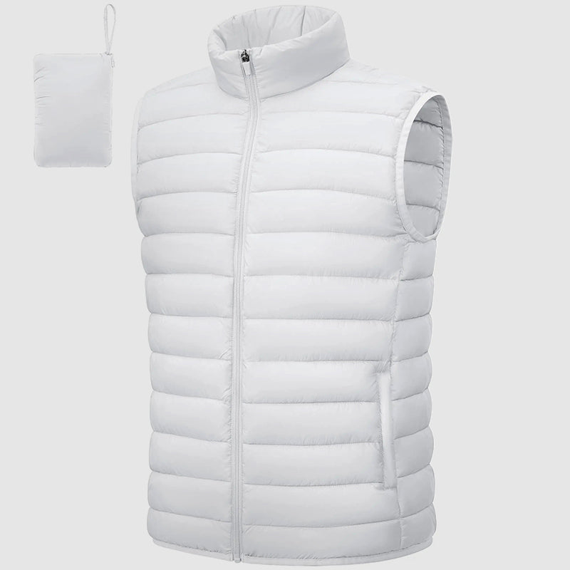 Stilla | Puffer-Vandafvisende Vest med Pakbart Design