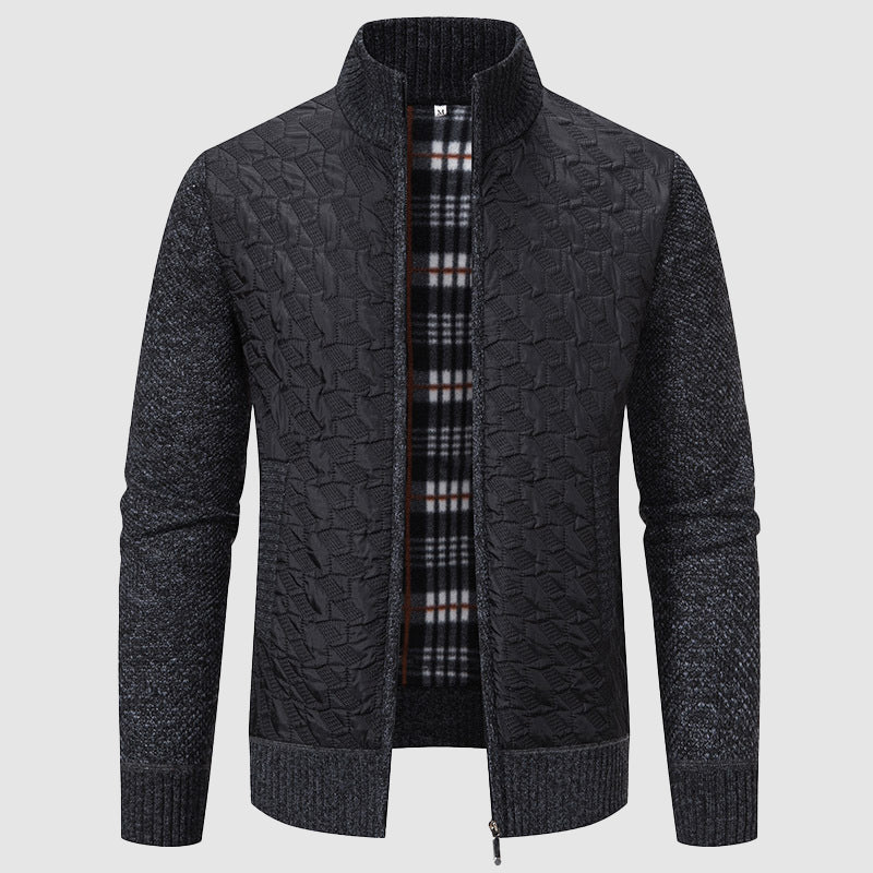 Stilla | Quilted Cardigan med Ståkrave