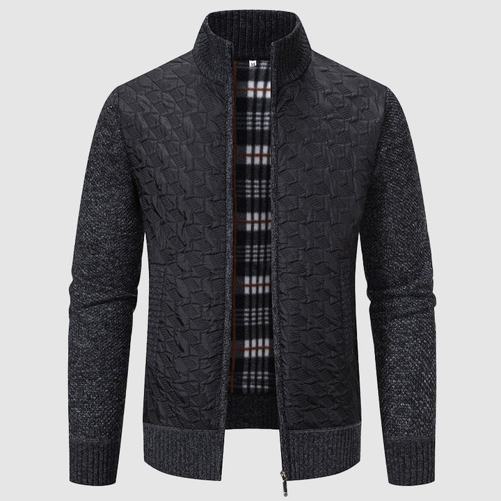 Stilla | Quilted Cardigan med Ståkrave