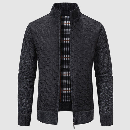 Stilla | Quilted Cardigan med Ståkrave
