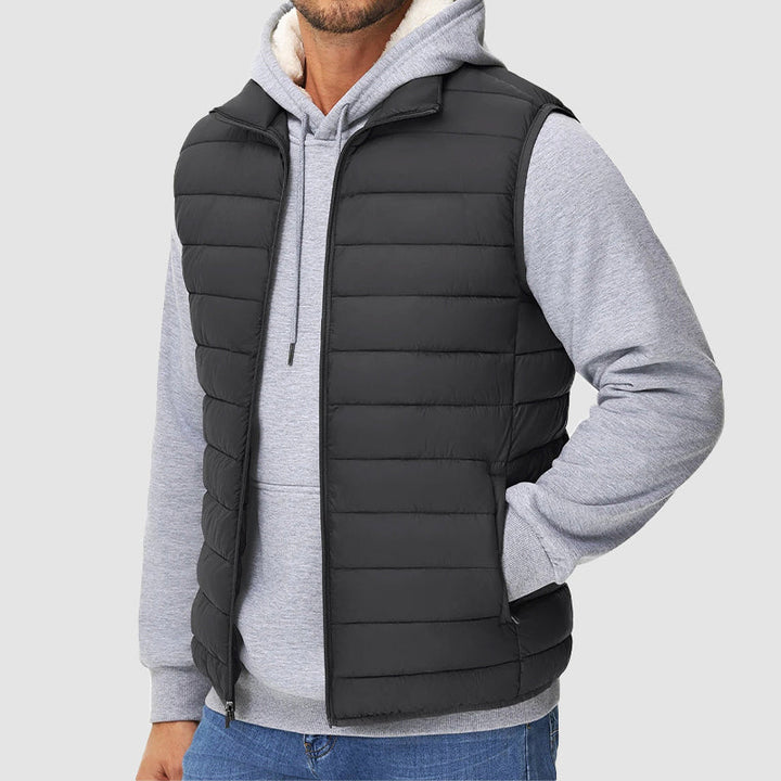 Stilla | Steppet Puffer-Veste med Bærbart Design