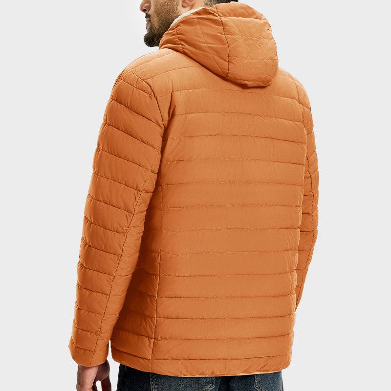 Stilla | Vandafvisende Pufferjakke med Sherpa-Fleece-Foring
