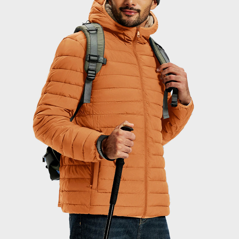 Stilla | Vandafvisende Pufferjakke med Sherpa-Fleece-Foring