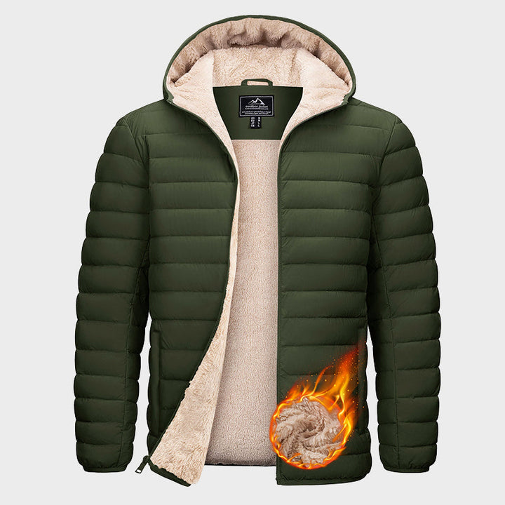 Stilla | Vandafvisende Pufferjakke med Sherpa-Fleece-Foring