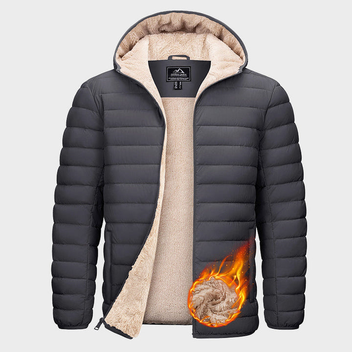 Stilla | Vandafvisende Pufferjakke med Sherpa-Fleece-Foring