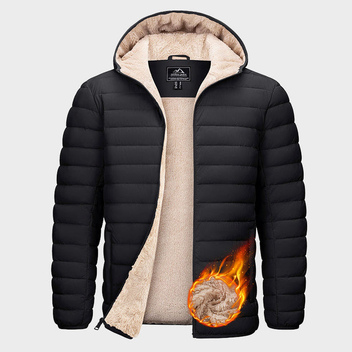 Stilla | Vandafvisende Pufferjakke med Sherpa-Fleece-Foring
