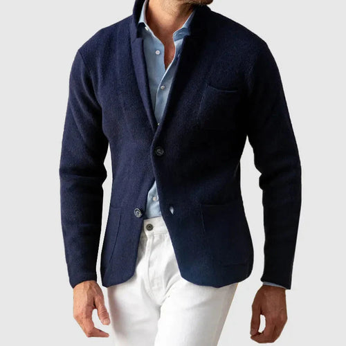 Stilla | Lægger Knapstrikkeblazer