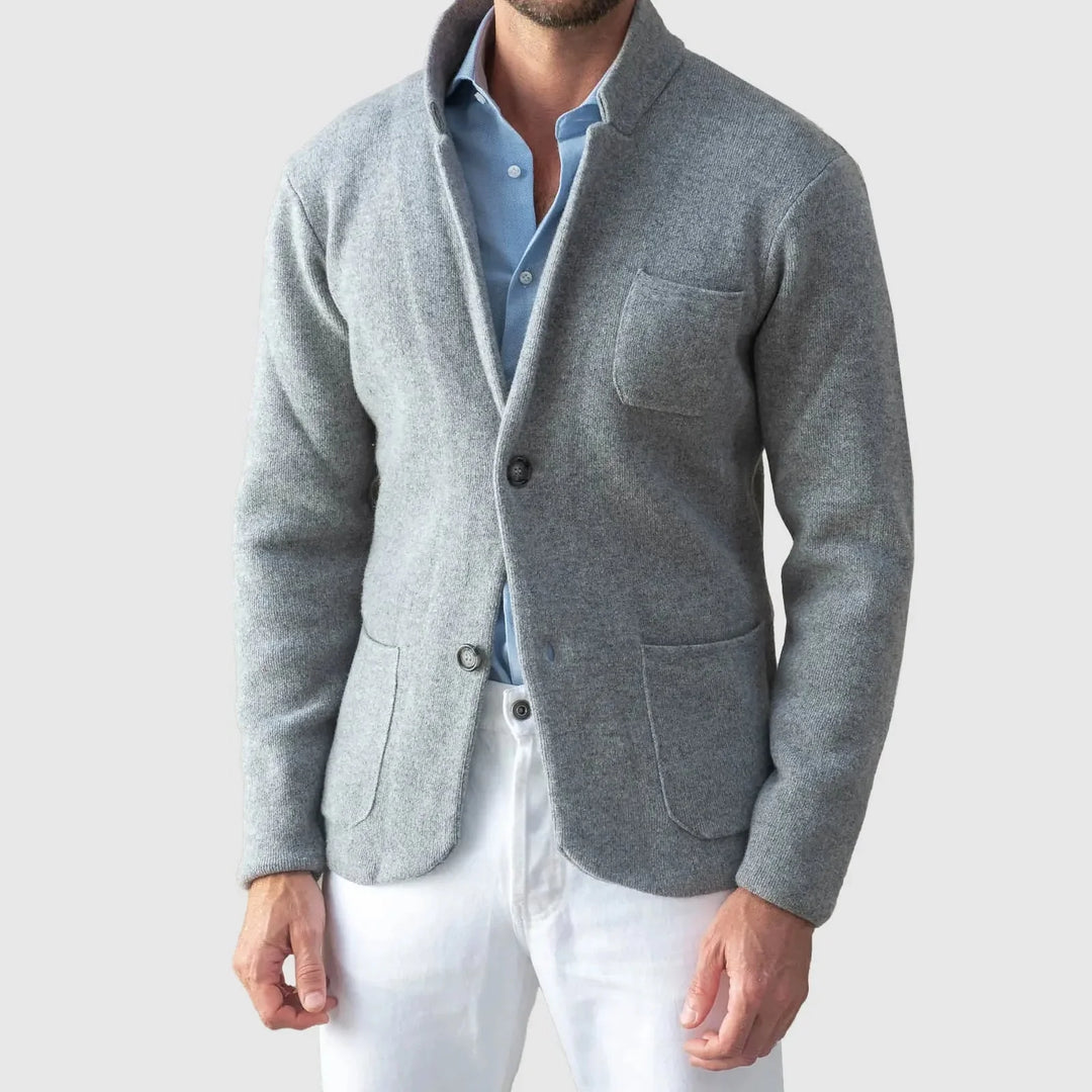 Stilla | Lægger Knapstrikkeblazer