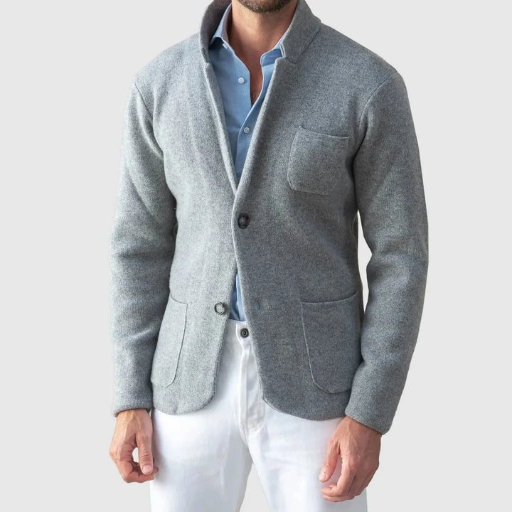 Stilla | Lægger Knapstrikkeblazer