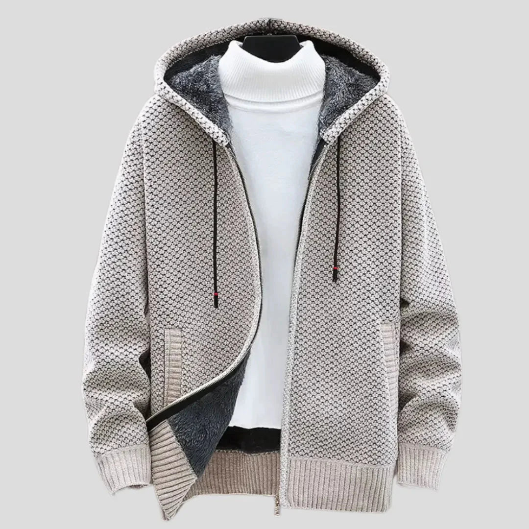 Stilla | Strikfleece Zip Hoodie