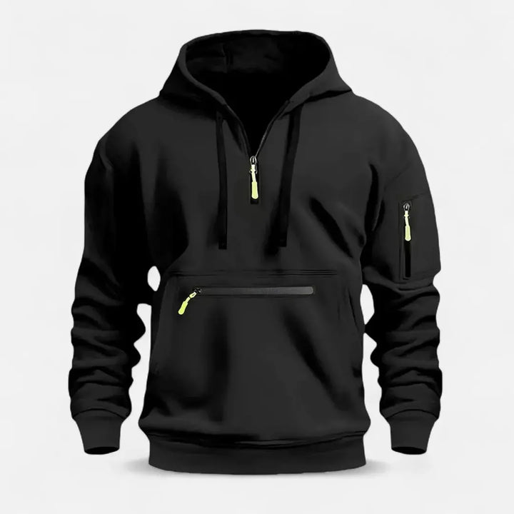 Stilla | Strik Zip-Up Hættepullover