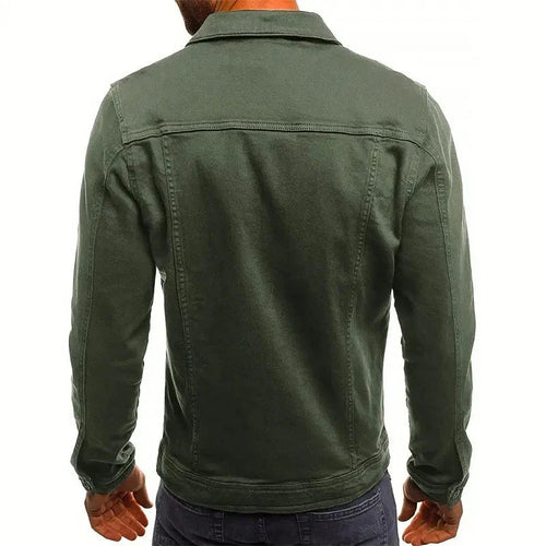 Stilla | Slim-Fit Knapliste Denim-Jakke