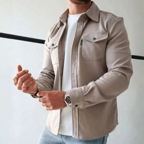 Stilla | Struktureret Knap-Down Fritids-Overshirt