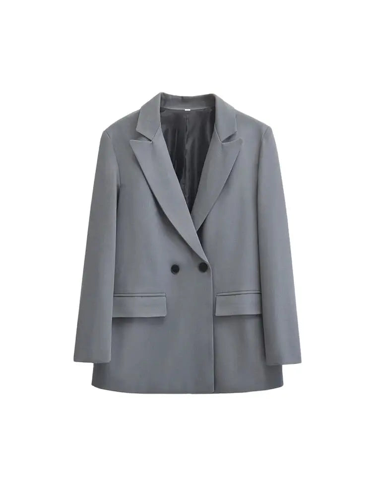 Stilla | Dame Blazer - Struktureret med dobbelt knapstand