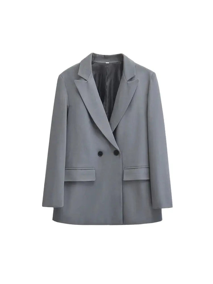 Stilla | Dame Blazer - Struktureret med dobbelt knapstand