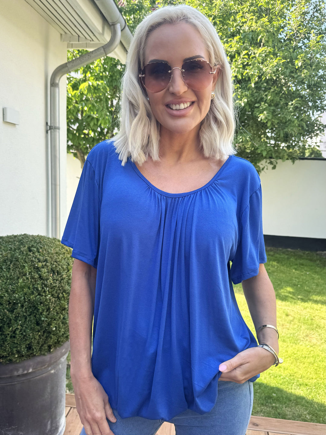 Stilla | Basic T-Shirt Med Gummibånd