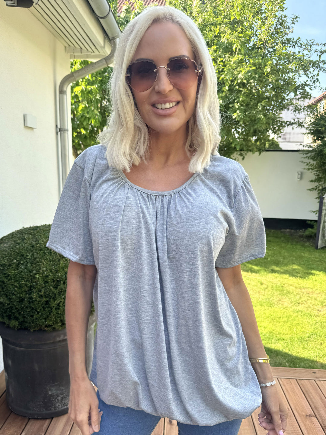 Stilla | Basic T-Shirt Med Gummibånd