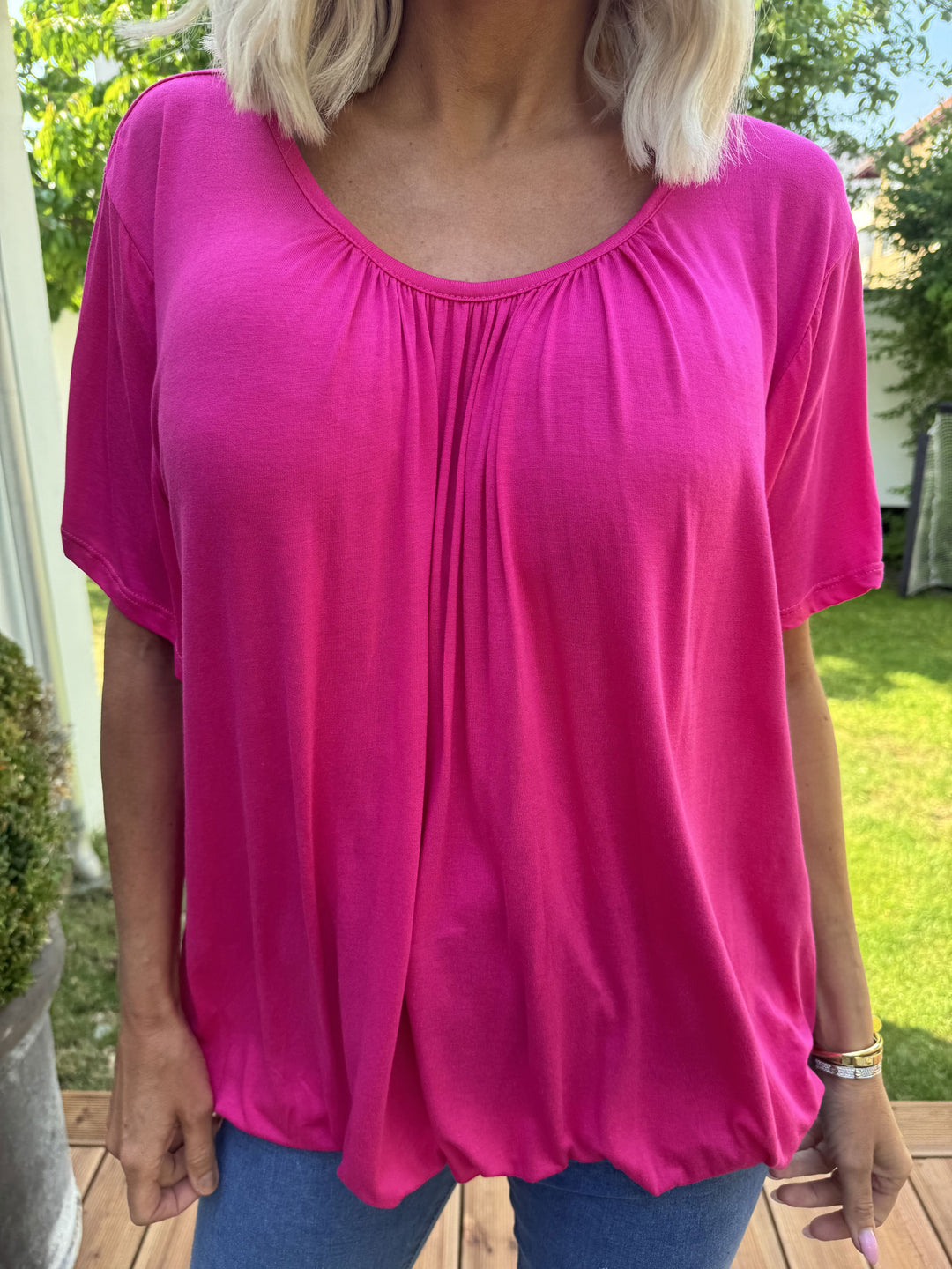 Stilla | Basic T-Shirt Med Gummibånd