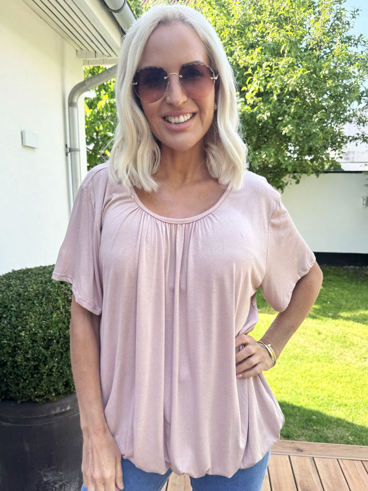 Stilla | Basic T-Shirt Med Gummibånd