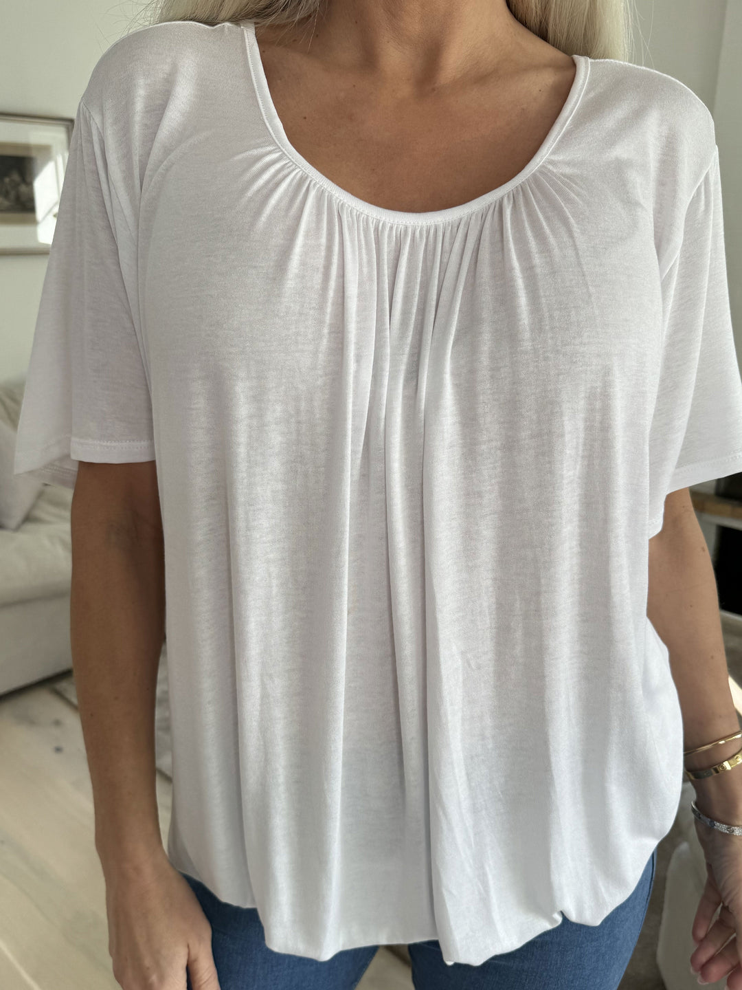 Stilla | Basic T-Shirt Med Gummibånd