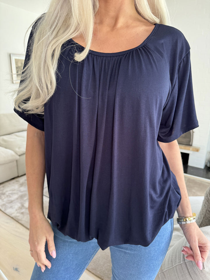 Stilla | Basic T-Shirt Med Gummibånd