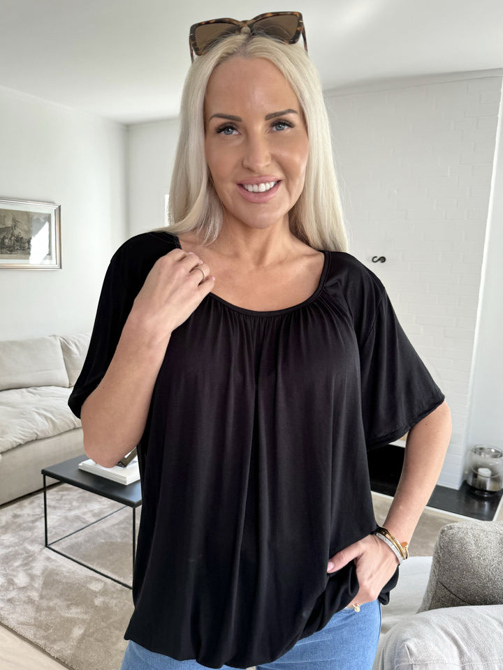 Stilla | Basic T-Shirt Med Gummibånd