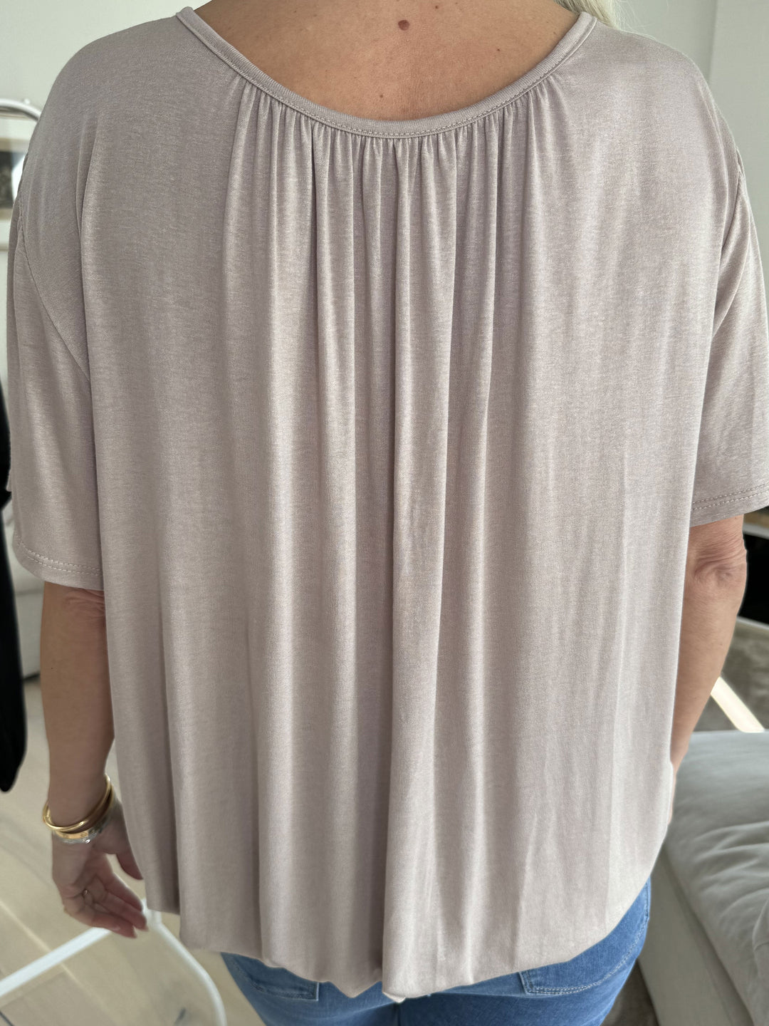 Stilla | Basic T-Shirt Med Gummibånd