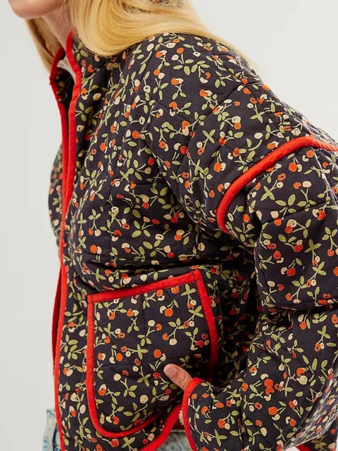 Stilla | Vintagejakke med blomsterprint