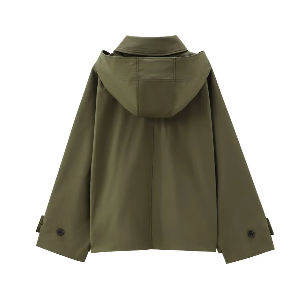 Stilla | Trenchcoat Dame med Hætte