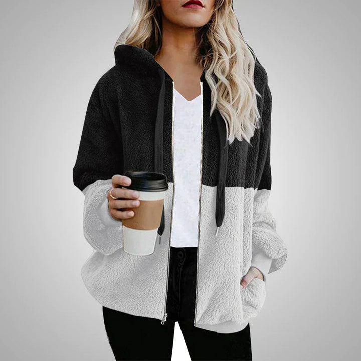 Stilla | Varmer Teddy-hoodie-strikjakke til kvinder