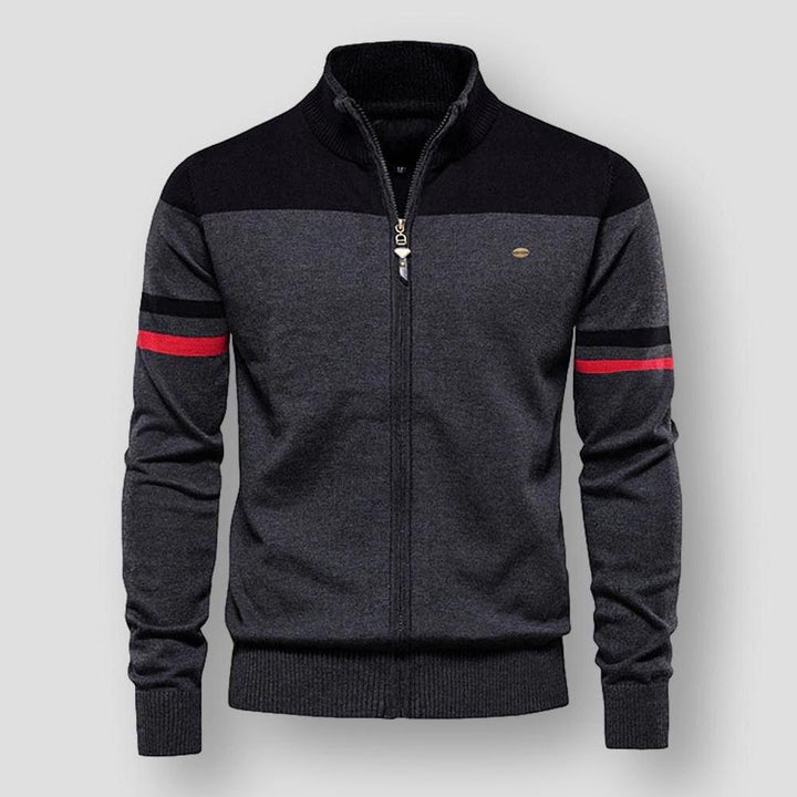 Stilla | Herrers Zip-Up Farveblokjakke