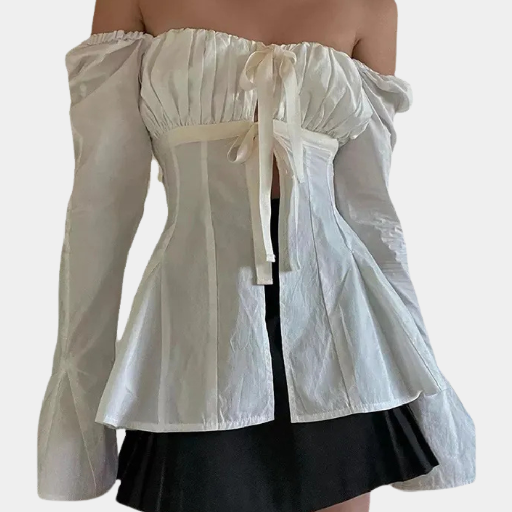 Stilla | Elegant Plisseret Bluse til Damer