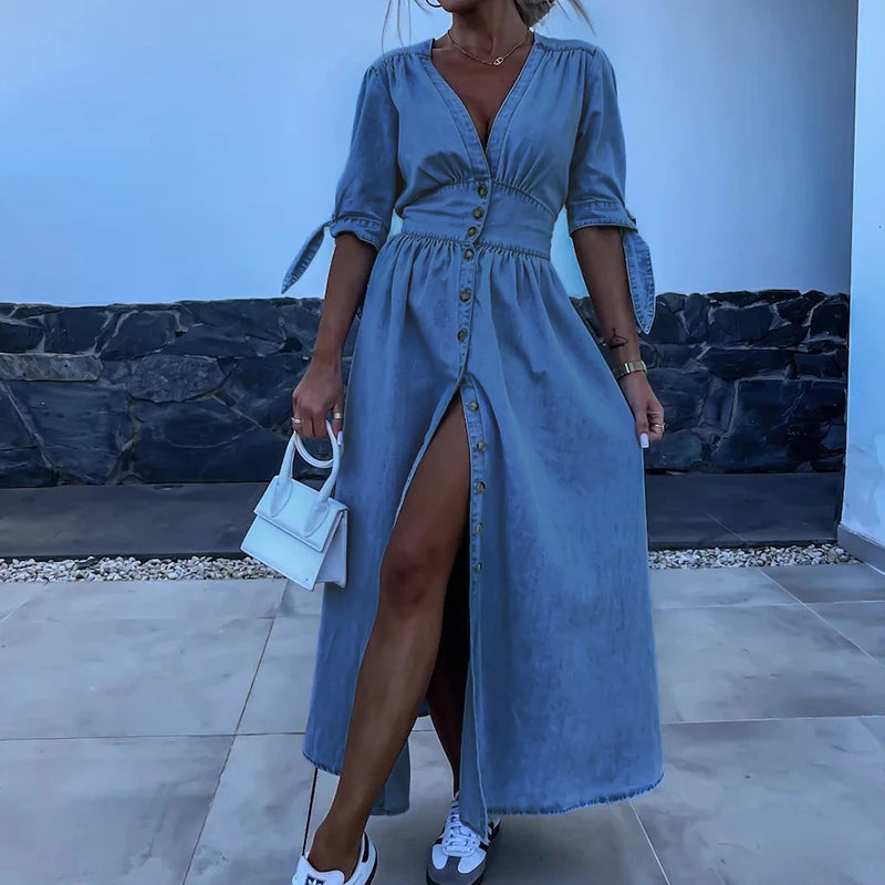 Stilla | Moderne Denim Kjole