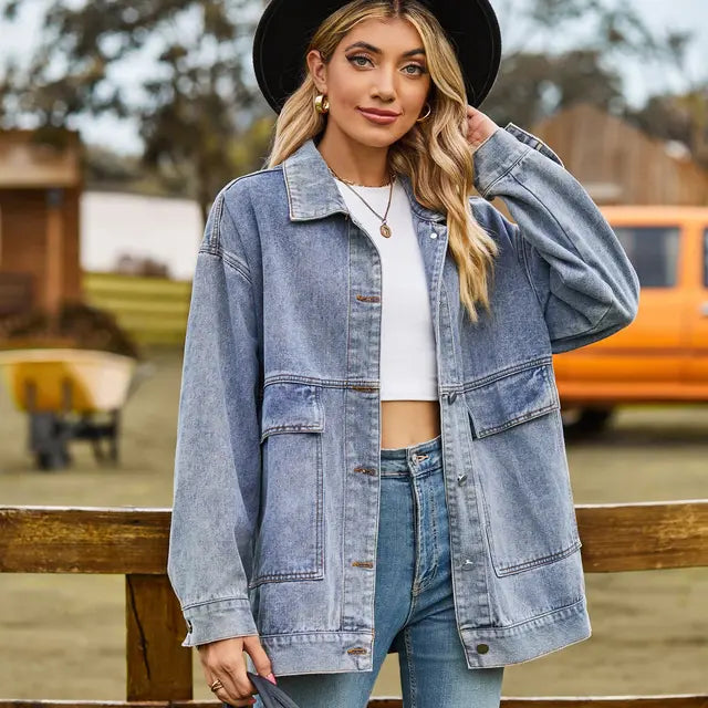 Stilla | Klassisk Jeansjakke i Vintage-stil