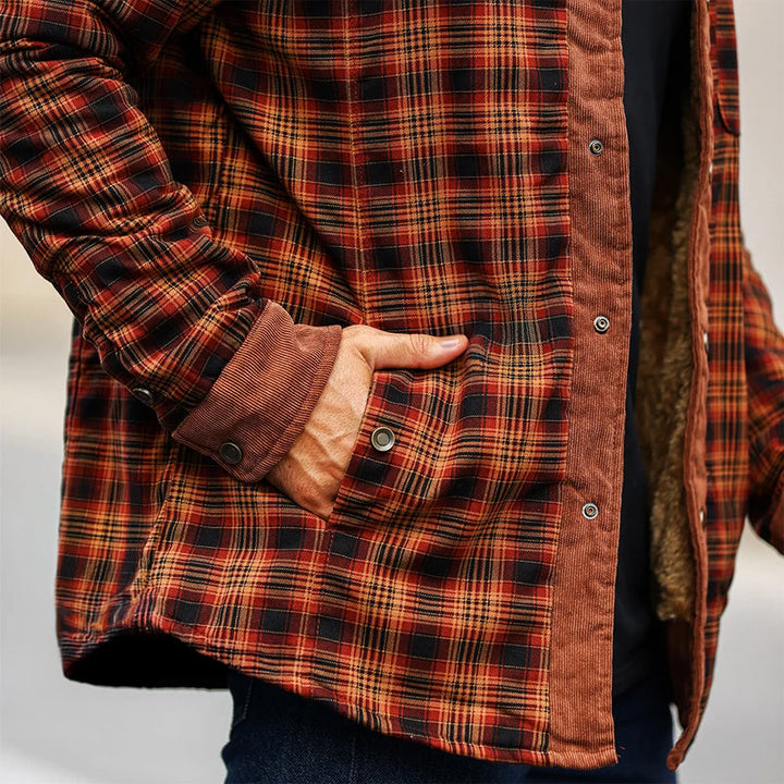 Stilla | Checkered Sherpa Outdoor Jakke