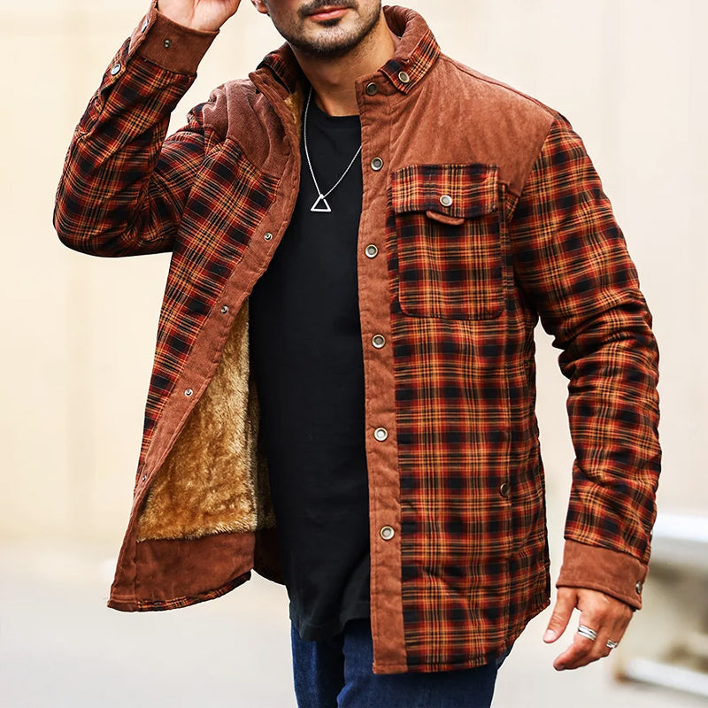 Stilla | Checkered Sherpa Outdoor Jakke